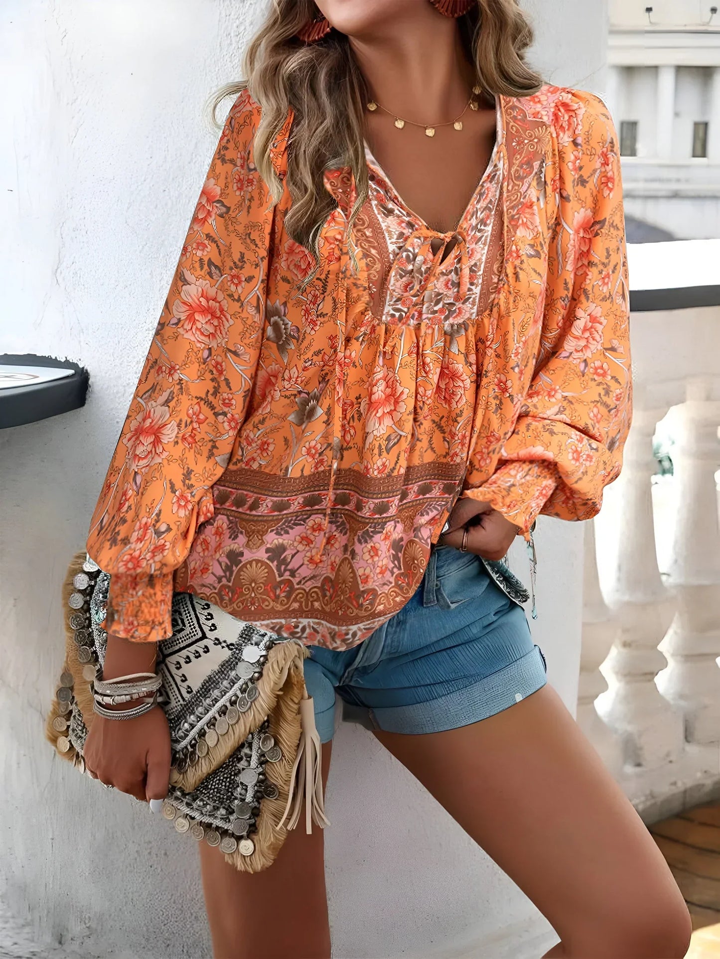 Anita | Elegancka bluzka w stylu Ibiza