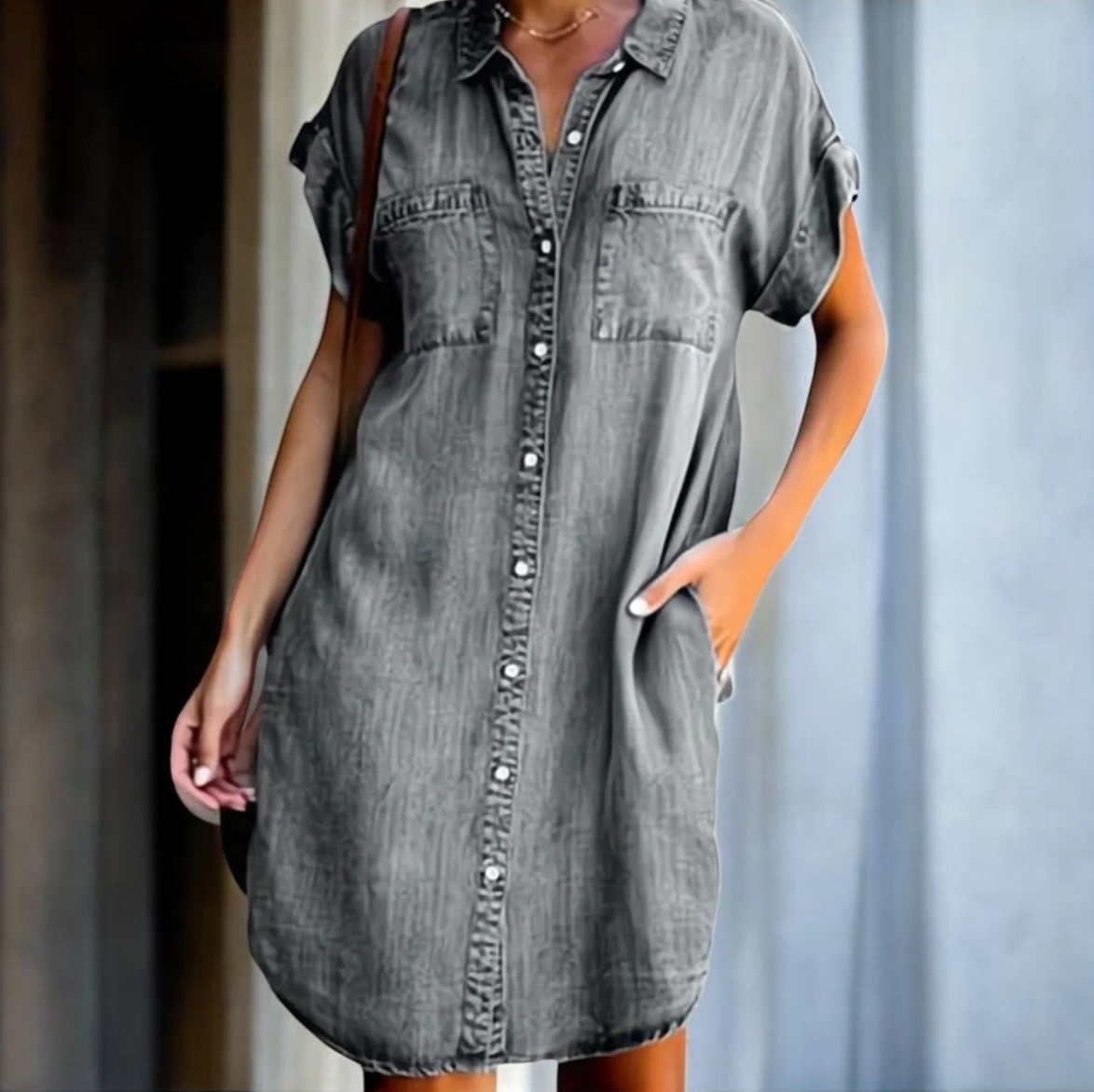 Elenore | Sukienka jeansowa